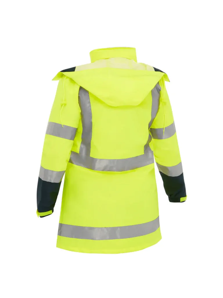 WOMENS TAPED HI VIS SHELL JACKET