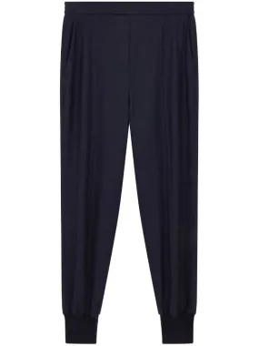 wool tapered trousers