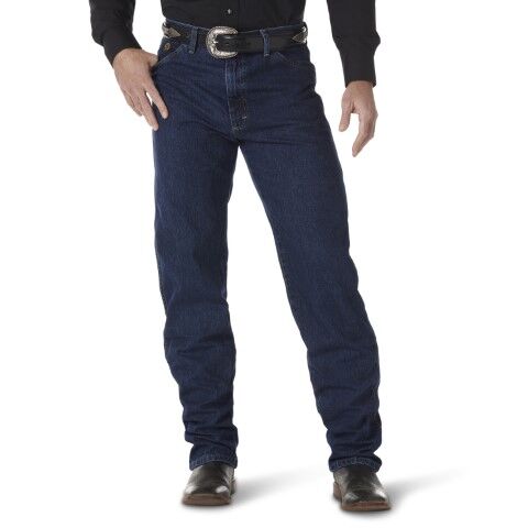 Wrangler Men's George Strait Cowboy Cut Jeans in Dark Stone