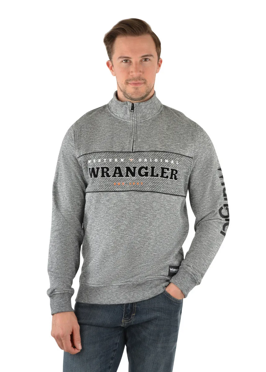 WRANGLER MEN'S WALKER 1/4 ZIP PULLOVER