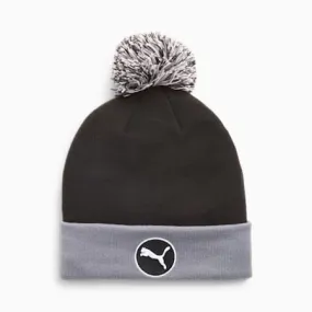 WRMLBL Men's Golf Removable Pom Beanie | PUMA Black-Slate Sky | PUMA SHOP ALL PUMA | PUMA 