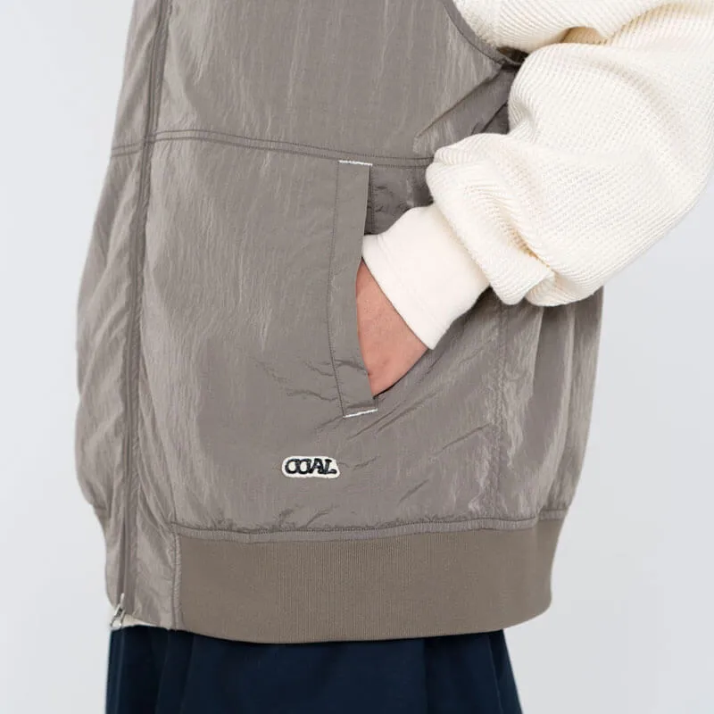 Zip-up Wind Vest - Beige